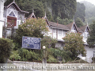 Acharya J. C. Bose High Altitute Research Institute, Darjeeling